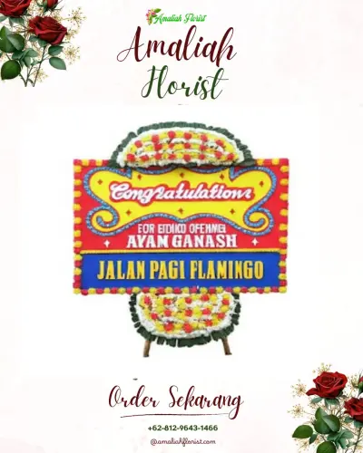 Bunga Papan Congratulation di Huta Koje